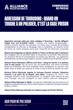 AGRESSION DE TOURCOING